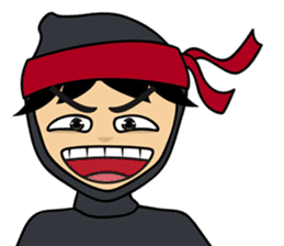 Geisha, Samurai, and Ninja emoji sticker sticker #4437914