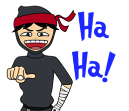 Geisha, Samurai, and Ninja emoji sticker sticker #4437915