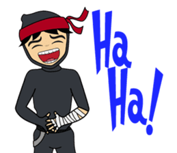 Geisha, Samurai, and Ninja emoji sticker sticker #4437916