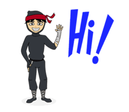 Geisha, Samurai, and Ninja emoji sticker sticker #4437919