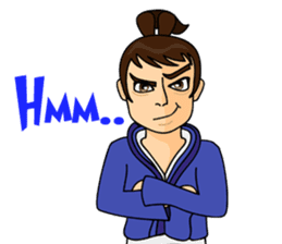 Geisha, Samurai, and Ninja emoji sticker sticker #4437920