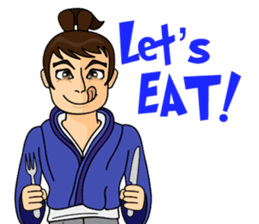 Geisha, Samurai, and Ninja emoji sticker sticker #4437927