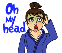 Geisha, Samurai, and Ninja emoji sticker sticker #4437929