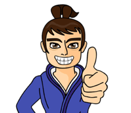 Geisha, Samurai, and Ninja emoji sticker sticker #4437939