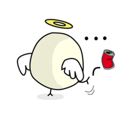 Chick angel sticker #4438307