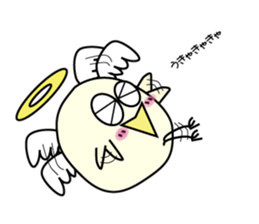 Chick angel sticker #4438312