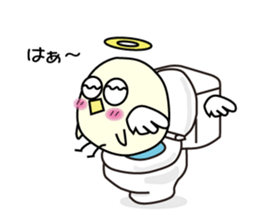 Chick angel sticker #4438322