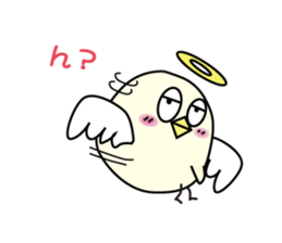 Chick angel sticker #4438324