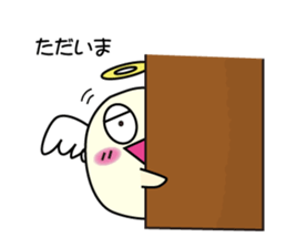 Chick angel sticker #4438328