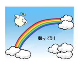 Chick angel sticker #4438343