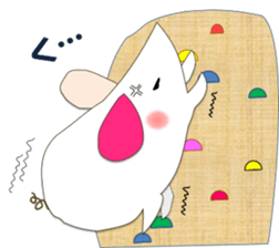 A few words of fatty white rats sticker #4438748