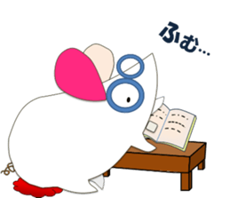 A few words of fatty white rats sticker #4438752