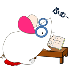 A few words of fatty white rats sticker #4438752