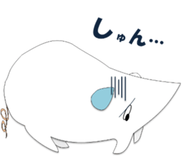 A few words of fatty white rats sticker #4438765