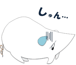 A few words of fatty white rats sticker #4438765