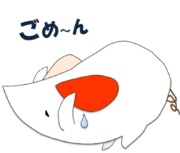 A few words of fatty white rats sticker #4438766