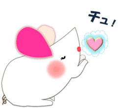 A few words of fatty white rats sticker #4438776