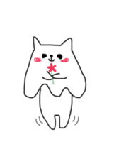 Cat sheet ghost sticker #4439515