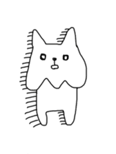 Cat sheet ghost sticker #4439516
