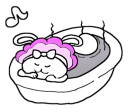 Funky rabbit usako sticker #4439912