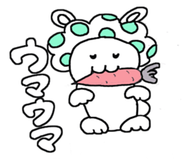 Funky rabbit usako sticker #4439915
