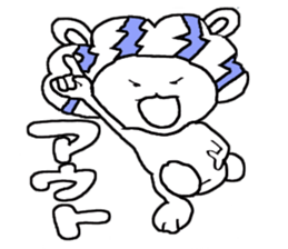 Funky rabbit usako sticker #4439917