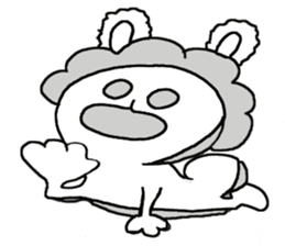 Funky rabbit usako sticker #4439922