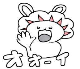 Funky rabbit usako sticker #4439924