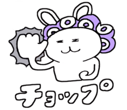 Funky rabbit usako sticker #4439932