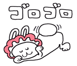 Funky rabbit usako sticker #4439935
