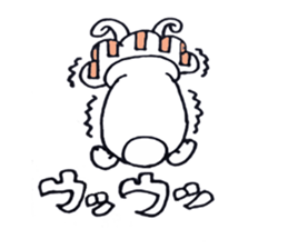 Funky rabbit usako sticker #4439937