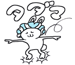 Funky rabbit usako sticker #4439939