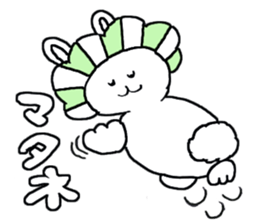 Funky rabbit usako sticker #4439940