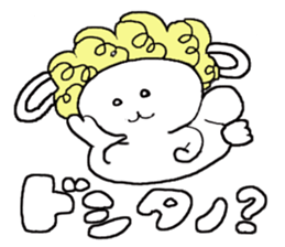 Funky rabbit usako sticker #4439942