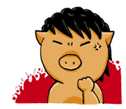 M Pig sticker #4440231