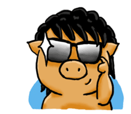 M Pig sticker #4440242