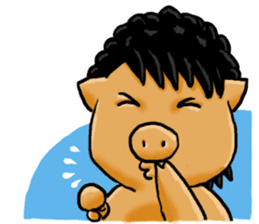 M Pig sticker #4440257