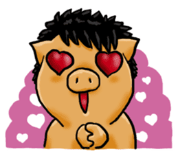M Pig sticker #4440262