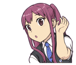 A twintail girl sticker #4440942