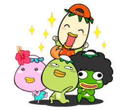 kappa kapok and the gang sticker #4441264