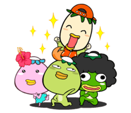 kappa kapok and the gang sticker #4441264