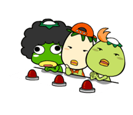 kappa kapok and the gang sticker #4441268