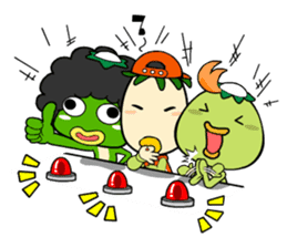 kappa kapok and the gang sticker #4441269