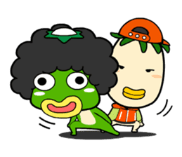 kappa kapok and the gang sticker #4441289