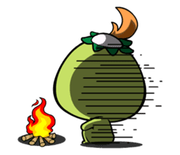 kappa kapok and the gang sticker #4441295