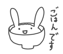 Tasty rabbit sticker #4441872