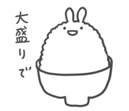 Tasty rabbit sticker #4441873