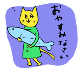 kawaii cat sticker sticker #4441918