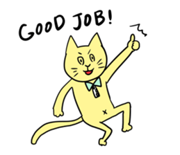 kawaii cat sticker sticker #4441933