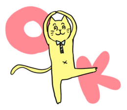 kawaii cat sticker sticker #4441938
